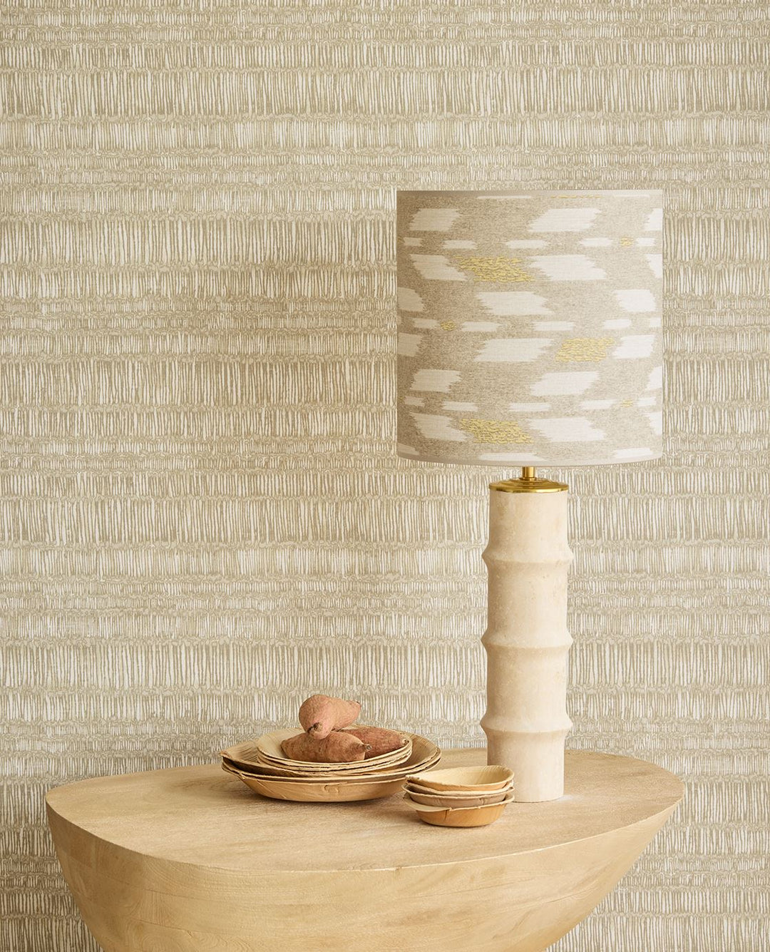 EIJFFINGER Solange 340260 - Afbeelding 3 - Naturel, Scandinavisch, Etnisch, Strepen, Structuren