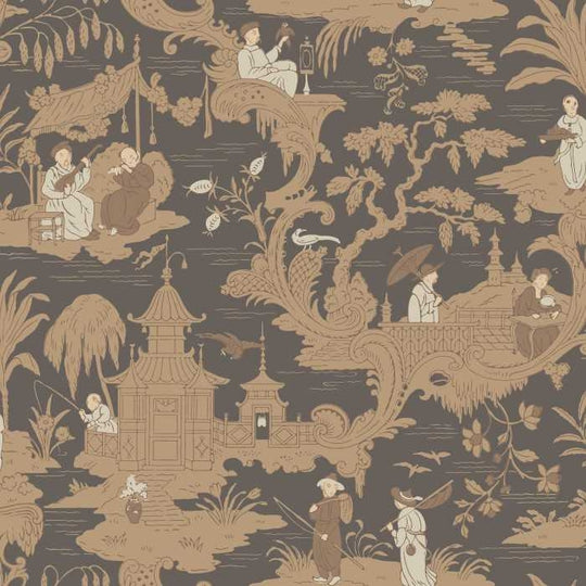 Cole &amp; Son Archive Anthology Chinese Toile behang 100/8040