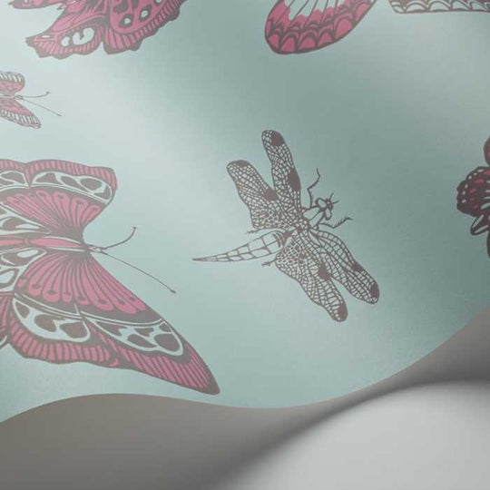 Cole &amp; Son Whimsical Butterflies &amp; Dragonflies behang 103/15062