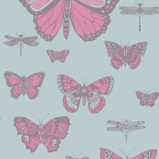 Cole &amp; Son Whimsical Butterflies &amp; Dragonflies behang 103/15062