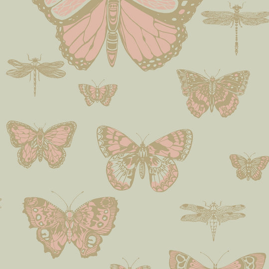 Cole &amp; Son Whimsical Butterflies &amp; Dragonflies behang 103/15063