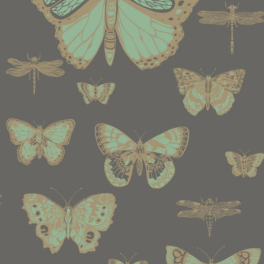 Cole &amp; Son Whimsical Butterflies &amp; Dragonflies behang 103/15067