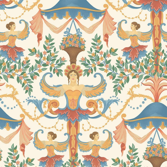 Cole &amp; Son Historic Royal Palaces – Great Masters Chamber Angels behang 118/12028