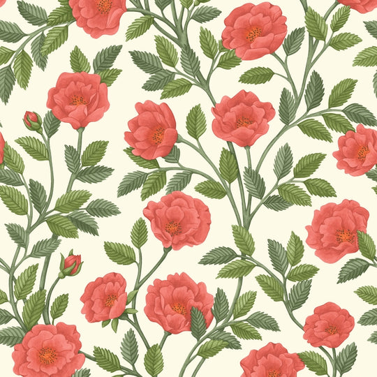 Cole &amp; Son Historic Royal Palaces – Great Masters Hampton Roses behang 118/7013