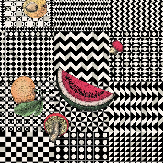 Cole &amp; Son Fornasetti Senza Tempo II Frutta e Geometrico behang 123/6027