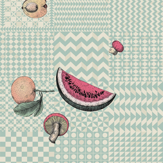 Cole &amp; Son Fornasetti Senza Tempo II Frutta e Geometrico behang 123/6029