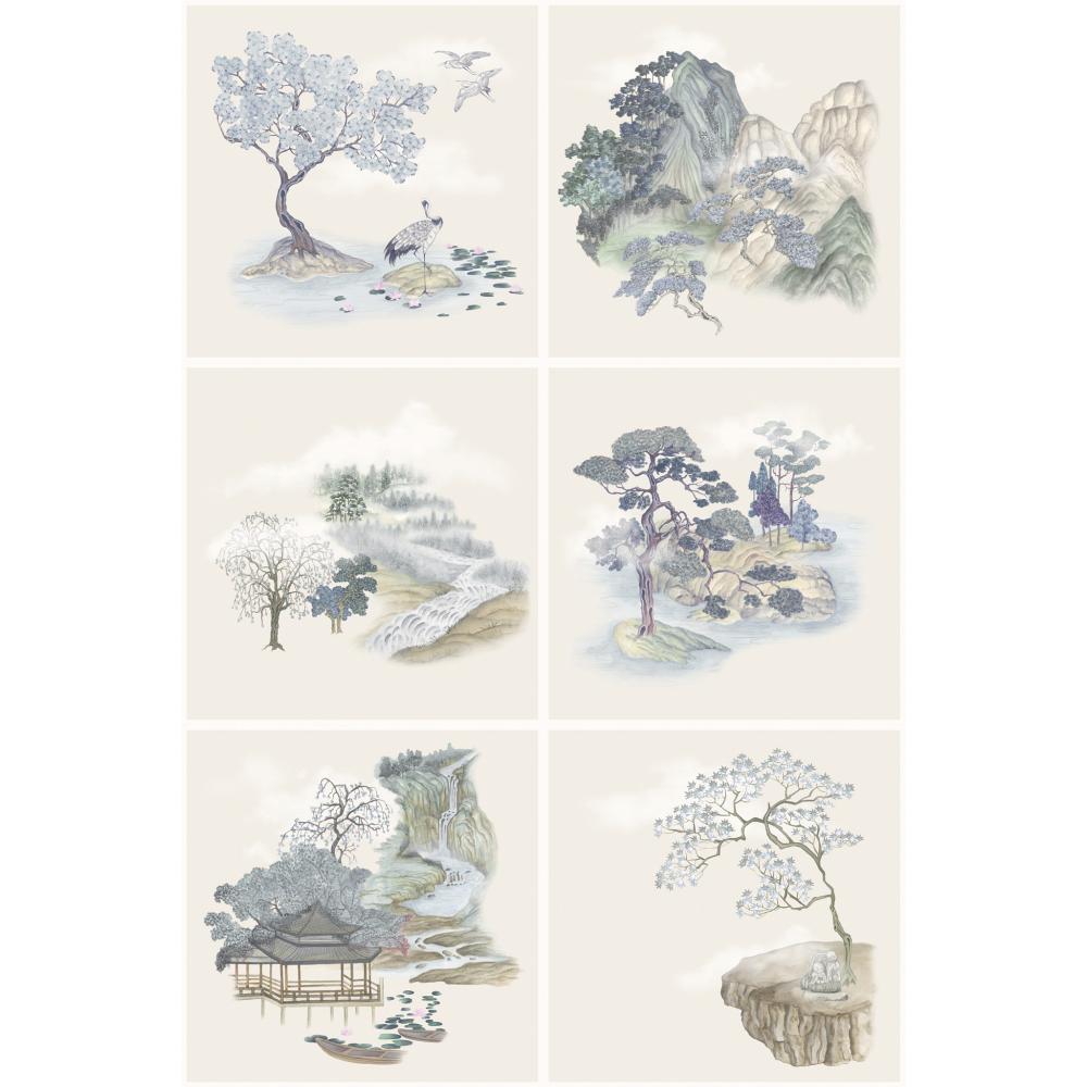 Cole &amp; Son Shinrin Yoku Tile Toile behang 126/10036