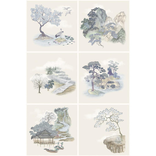 Cole &amp; Son Shinrin Yoku Tile Toile behang 126/10036