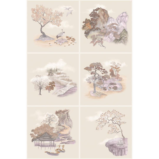 Cole &amp; Son Shinrin Yoku Tile Toile behang 126/10037