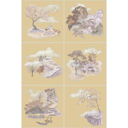 Cole &amp; Son Shinrin Yoku Tile Toile behang 126/10038