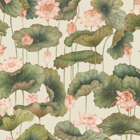 Cole &amp; Son Shinrin Yoku Lily Lotus behang 126/9032