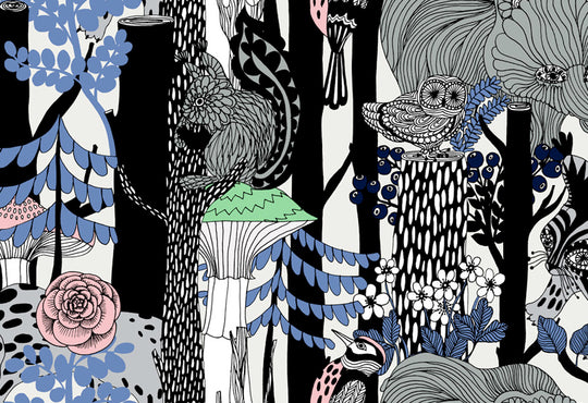 HookedOnWalls Marimekko Volume 05 Veljekset behang 23340Afbeelding 1