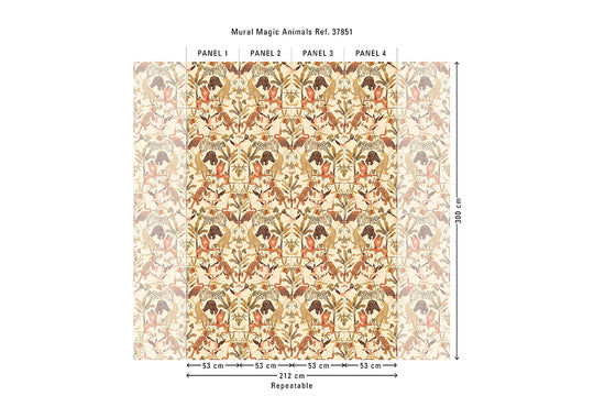HookedOnWalls Marta Cortese Magic Animals behang 37852Afbeelding 3