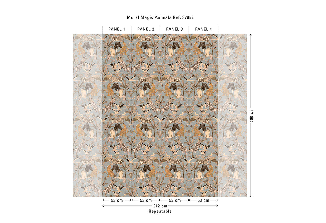 HookedOnWalls Marta Cortese Magic Animals behang 37852Afbeelding 4