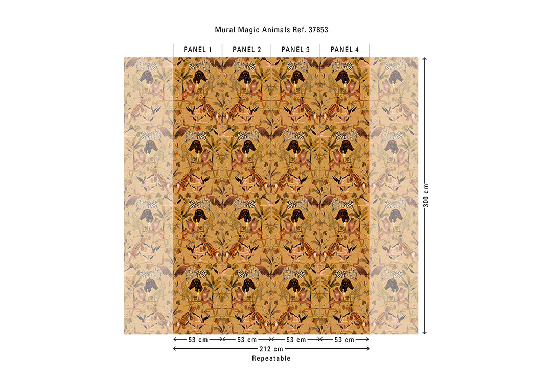 HookedOnWalls Marta Cortese Magic Animals behang 37852Afbeelding 5
