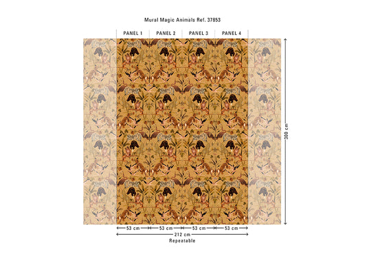 HookedOnWalls Marta Cortese Magic Animals behang 37852Afbeelding 5