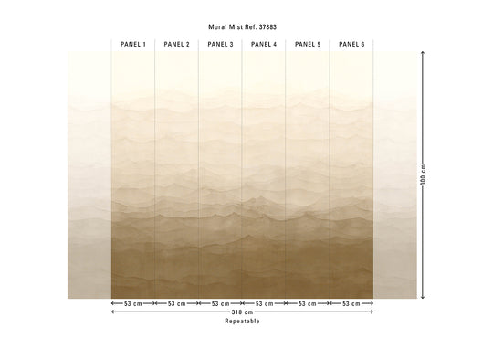 HookedOnWalls Marta Cortese Mist behang 37883Afbeelding 5