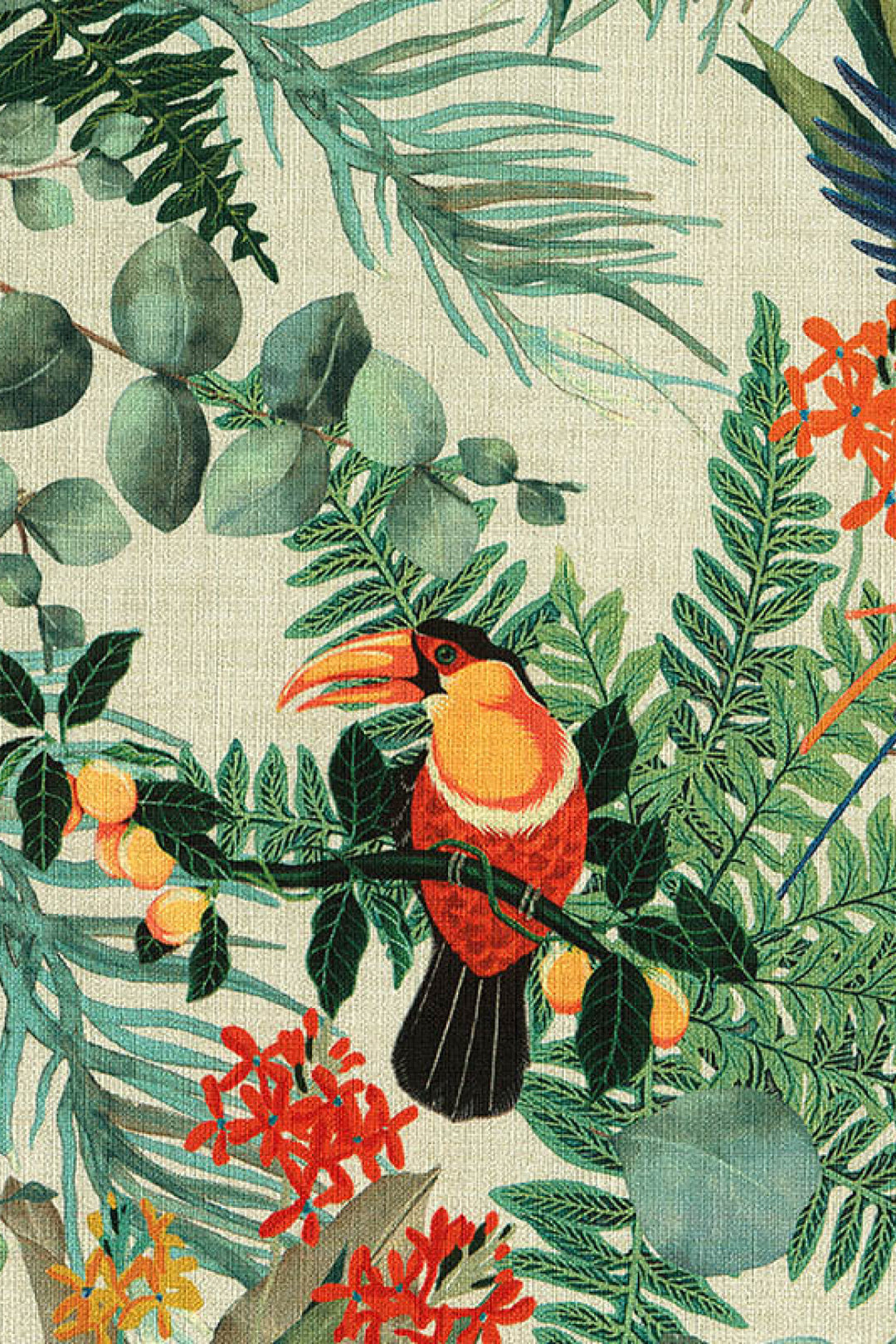 HookedOnWalls Lemuria Parrot behang 60620Afbeelding 3