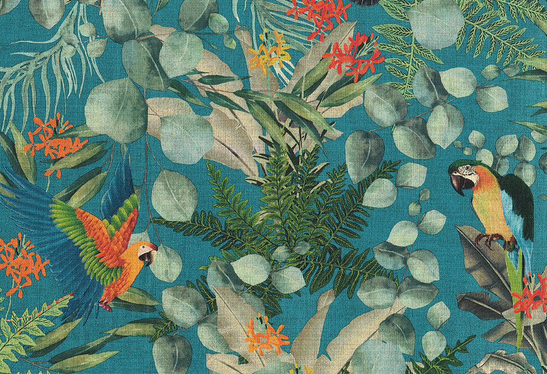 HookedOnWalls Lemuria Parrot behang 60622Afbeelding 1