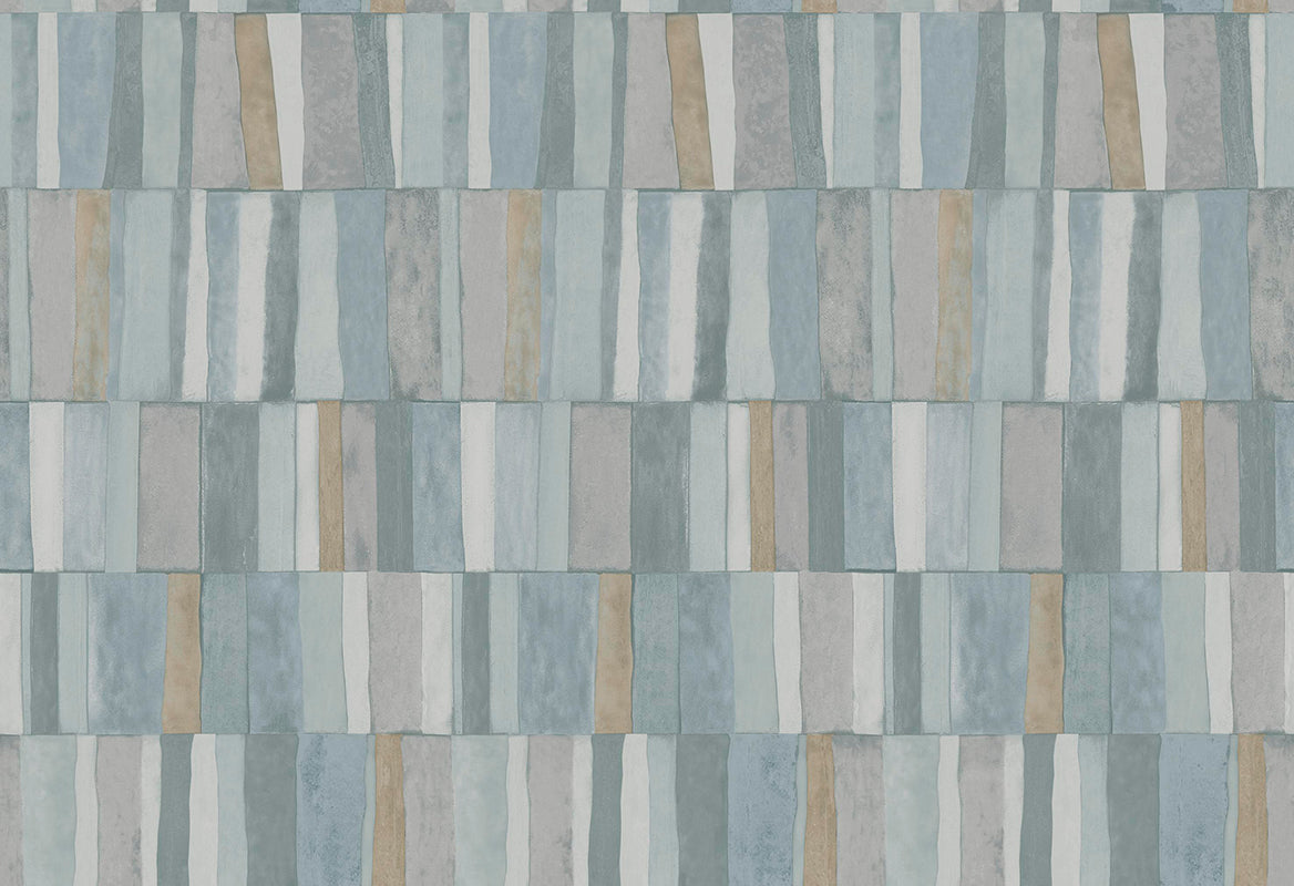 HookedOnWalls Academy Ritter Tiles behang 25613Afbeelding 1