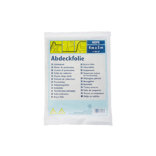 Afdekfolie dun 4 x 5 meter