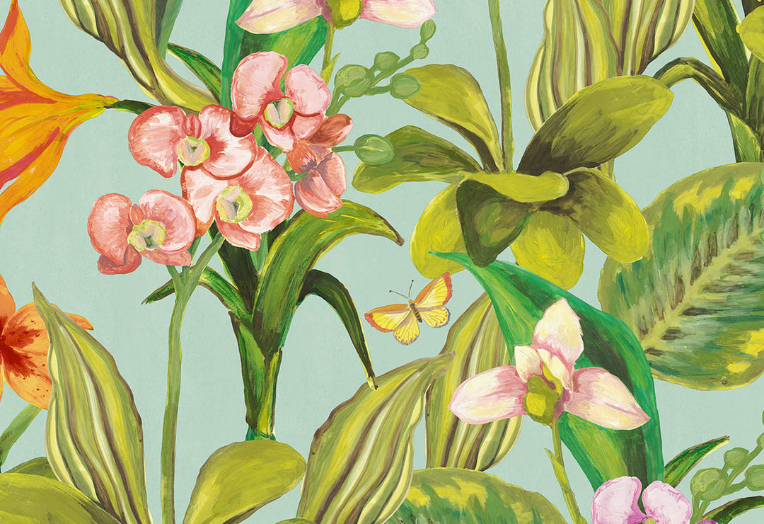 HookedOnWalls Breeze Orchidea behang BR24080Afbeelding 1