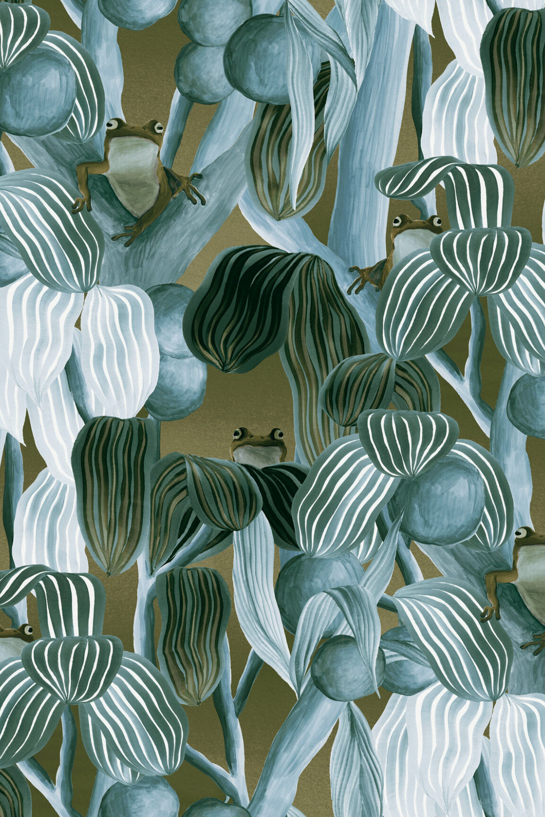 ARTE Les Grenouilles de Chavroches Décors & Panoramiques 97512 afbeelding 1 "Blauw"