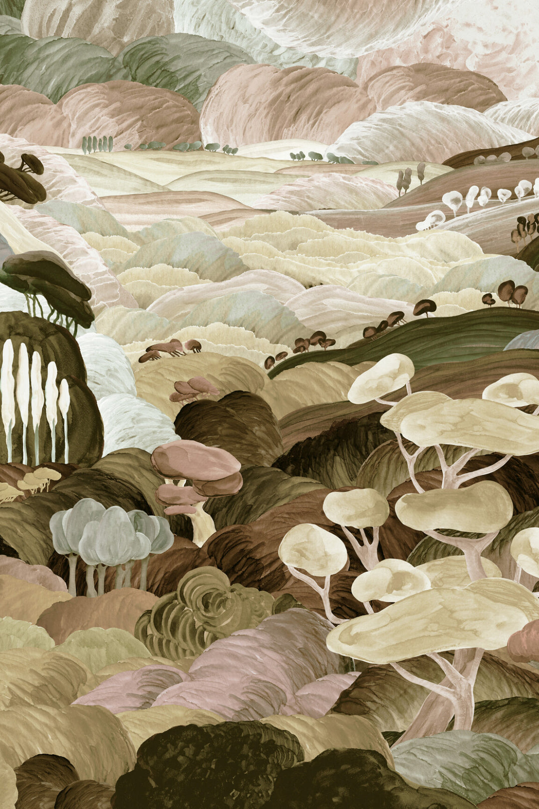 ARTE Les Songes Toscans Décors & Panoramiques 97521 afbeelding 1 "Groen","Bruin"