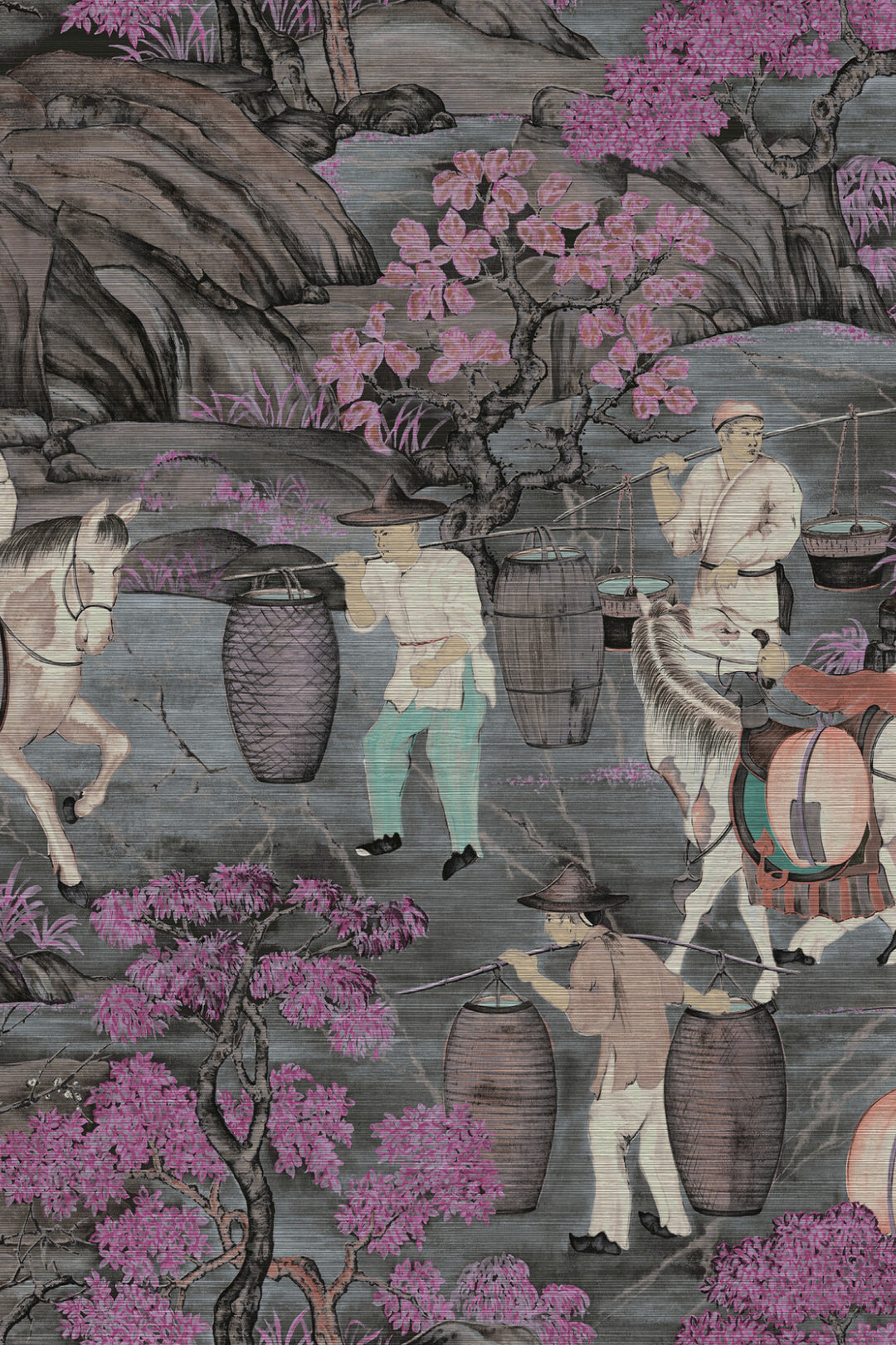 ARTE Toile de Tibet Décors & Panoramiques 97690 afbeelding 1 "Zwart / Grijs","Paars"