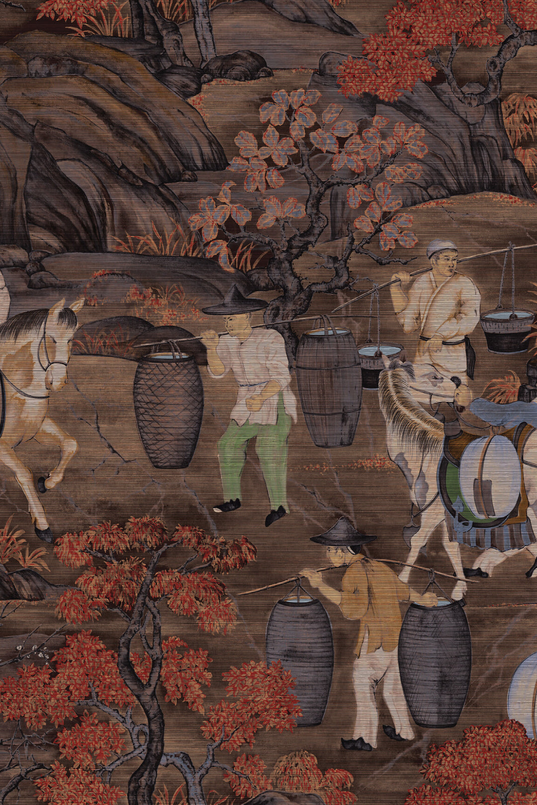 ARTE Toile de Tibet Décors & Panoramiques 97691 afbeelding 1 "Rood"
