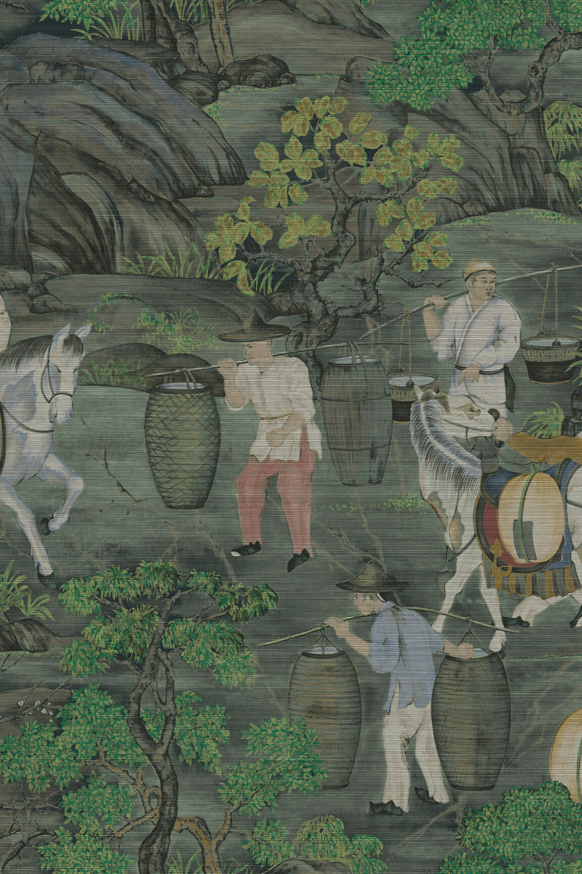 ARTE Toile de Tibet Décors & Panoramiques 97692 afbeelding 1 "Groen"