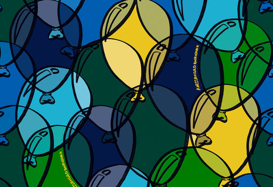 HookedOnWalls Enriquezland Balloons 2 behang 25525Afbeelding 1