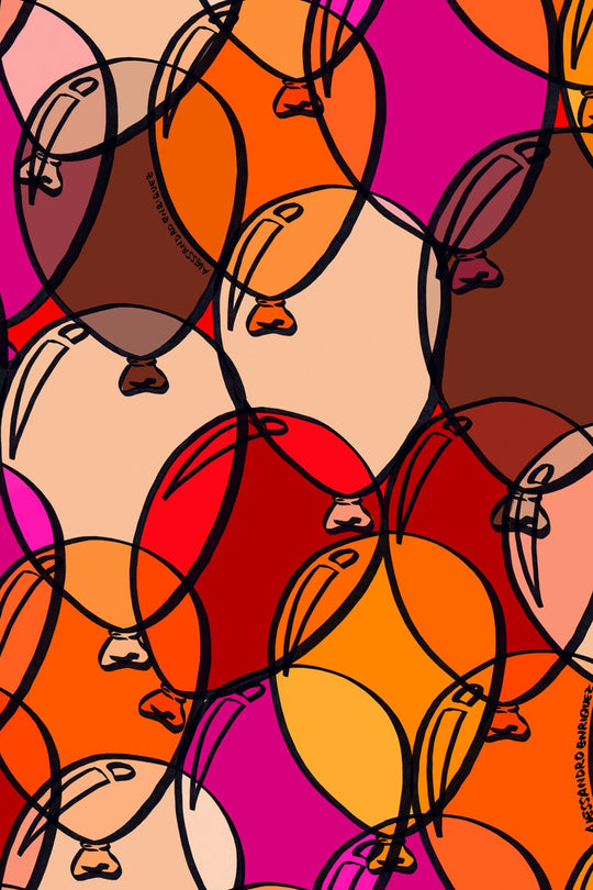 HookedOnWalls Enriquezland Balloons 1 behang 25524Afbeelding 3