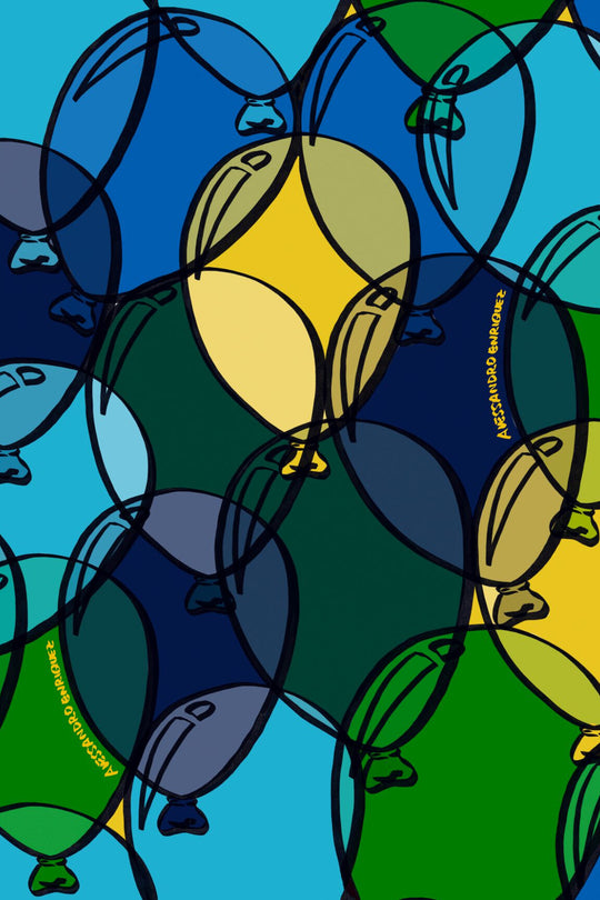 HookedOnWalls Enriquezland Balloons 2 behang 25525Afbeelding 3