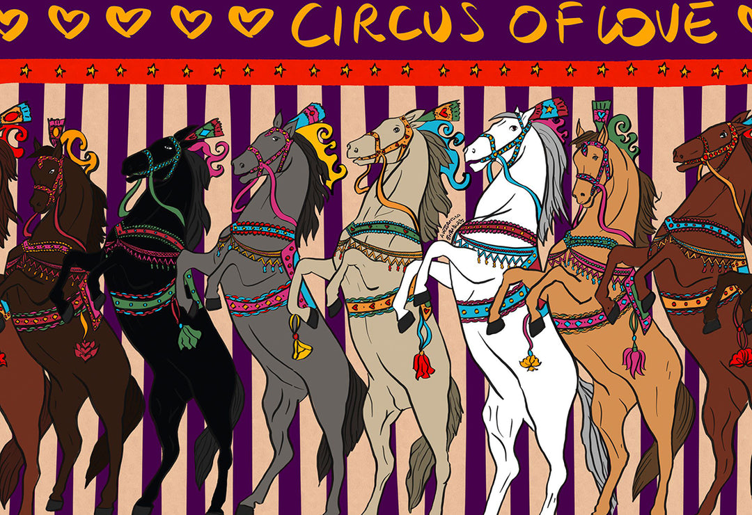 HookedOnWalls Enriquezland Crazy Horse behang 25530Afbeelding 1
