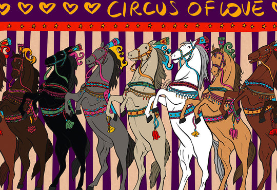 HookedOnWalls Enriquezland Crazy Horse behang 25530Afbeelding 1