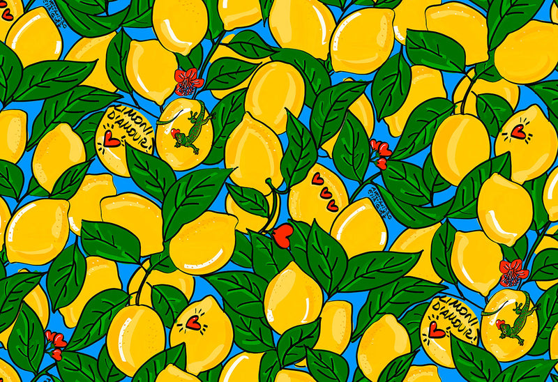 HookedOnWalls Enriquezland Limoni behang 25539Afbeelding 1