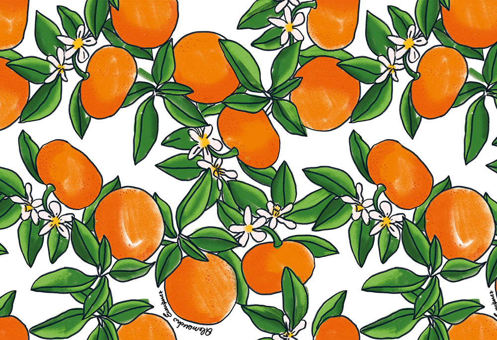 HookedOnWalls Enriquezland Tangerine behang 25540Afbeelding 2