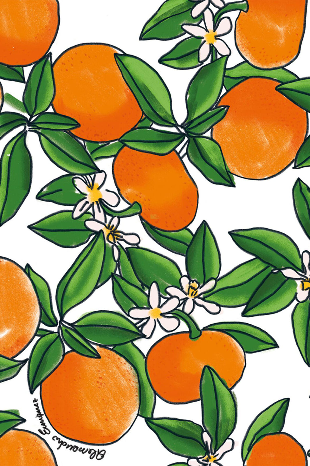 HookedOnWalls Enriquezland Tangerine behang 25540Afbeelding 3