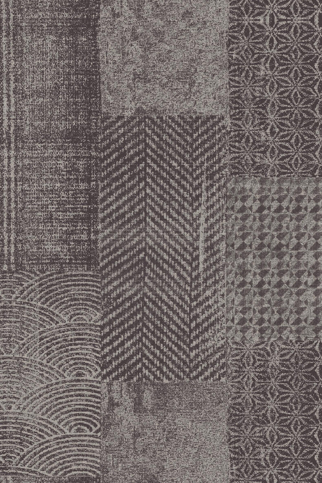 ARTE Patchwork Flamant Caractère 12051 afbeelding 1 "Zwart / Grijs"