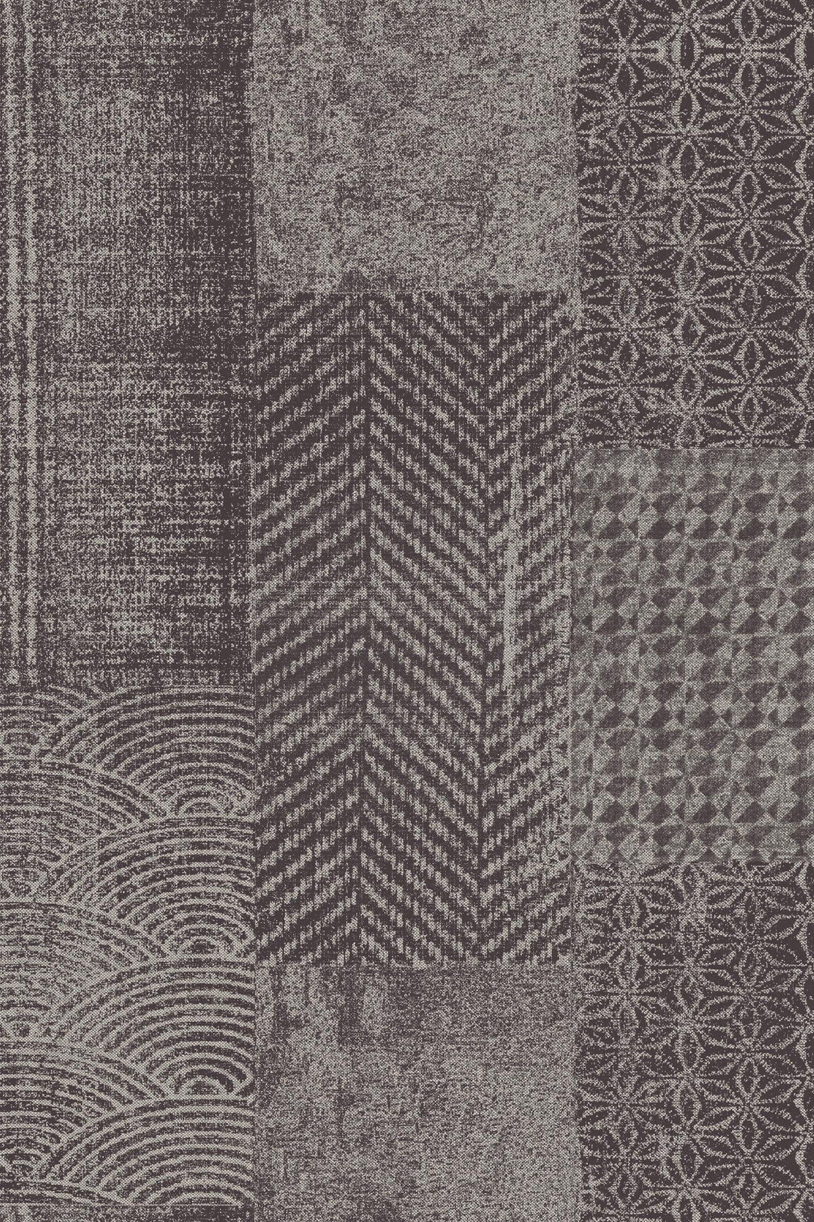 ARTE Patchwork Flamant Caractère 12051 afbeelding 1 "Zwart / Grijs"