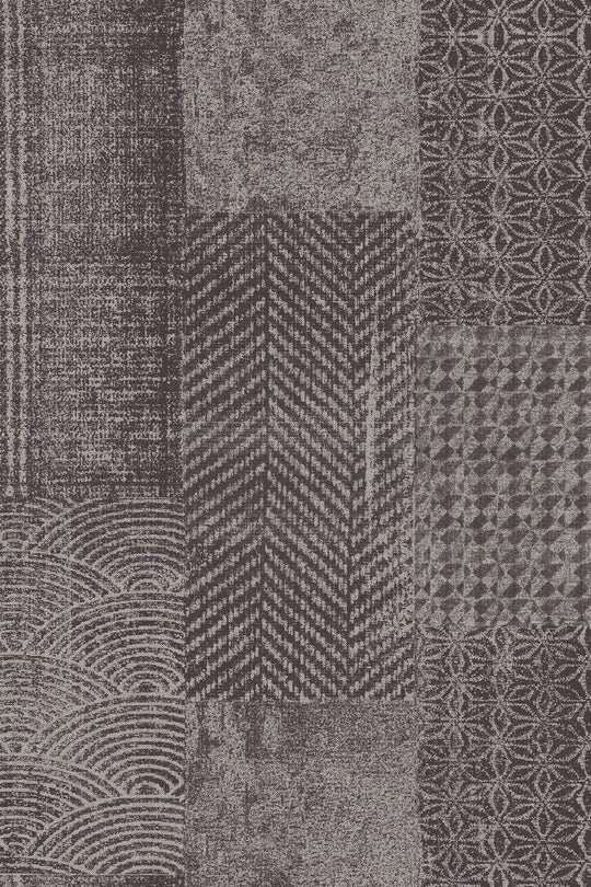 ARTE Patchwork Flamant Caractère 12051 afbeelding 1 "Zwart / Grijs"