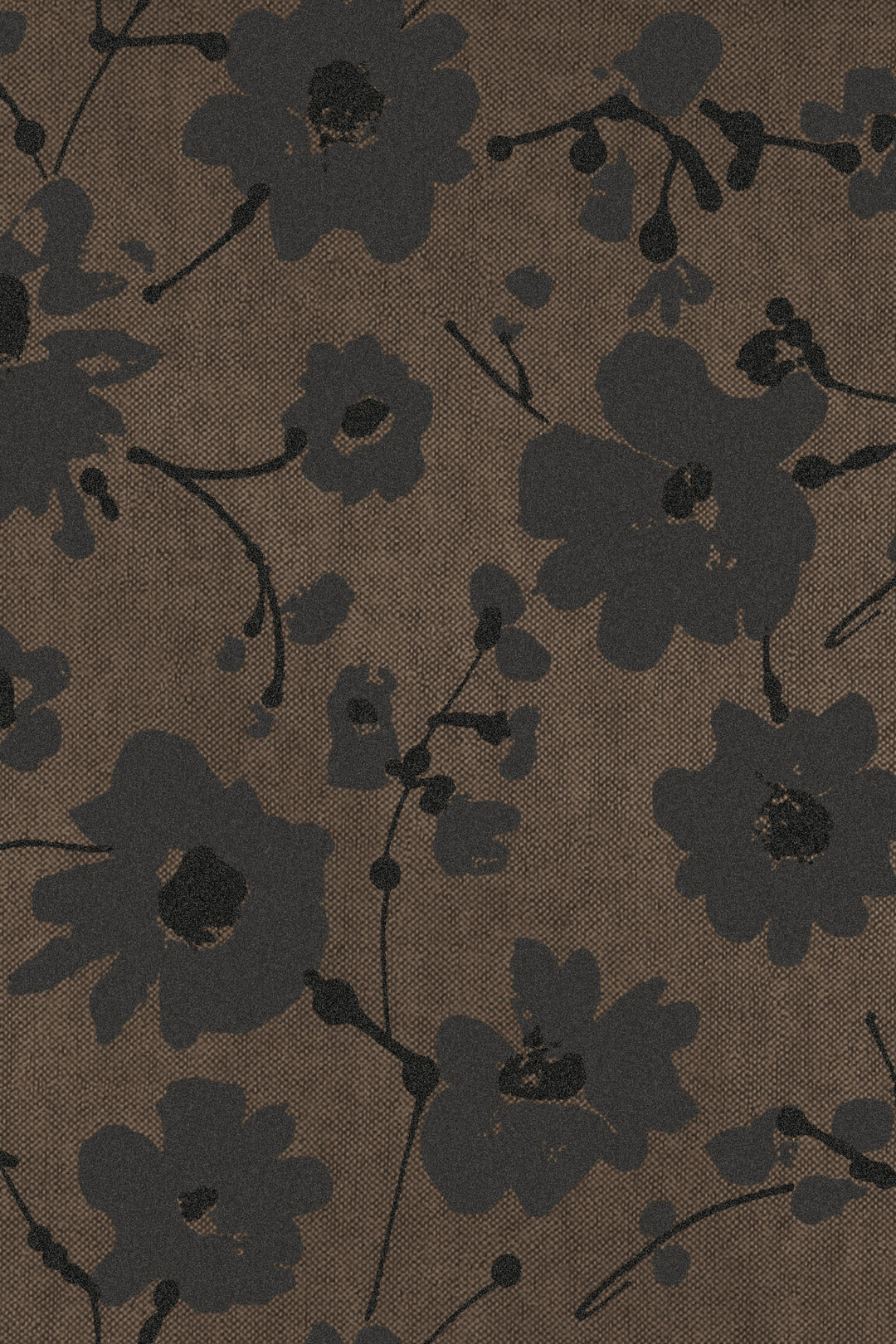 ARTE Metal Velvet Flower and Lin Flamant Suite III - Velvet 18003 afbeelding 1 "Bruin"