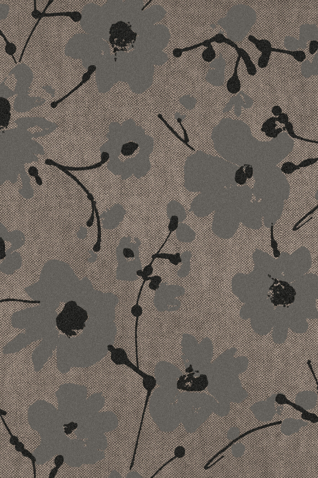 ARTE Metal Velvet Flower and Lin Flamant Suite III - Velvet 18004 afbeelding 1 "Bruin"