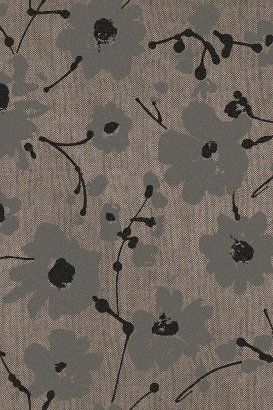 ARTE Metal Velvet Flower and Lin Flamant Suite III - Velvet 18004 afbeelding 1 "Bruin"