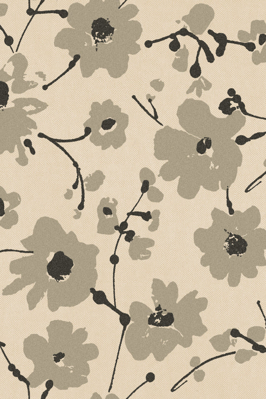 ARTE Metal Velvet Flower and Lin Flamant Suite III - Velvet 18008 afbeelding 1 "Naturel"