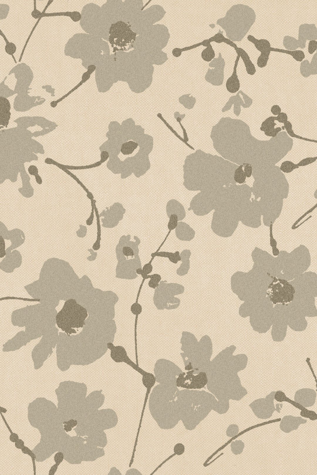 ARTE Metal Velvet Flower and Lin Flamant Suite III - Velvet 18010 afbeelding 1 "Naturel"