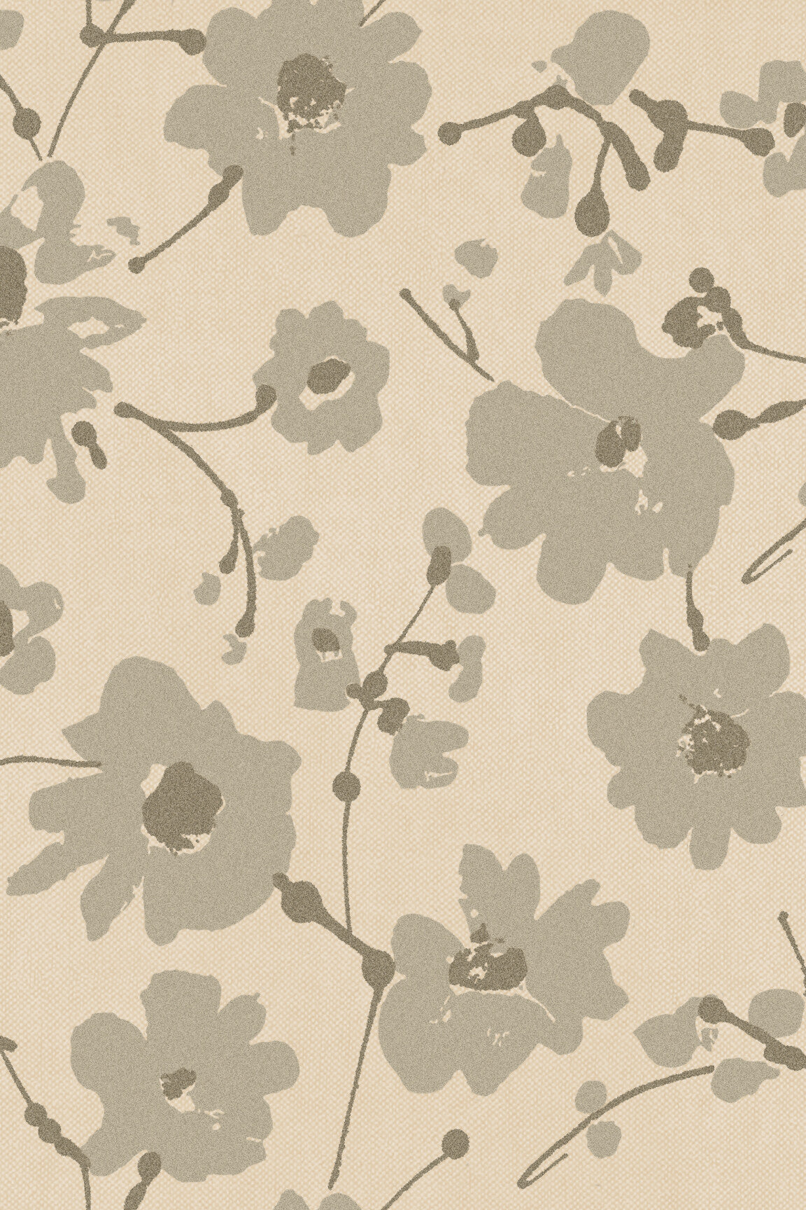 ARTE Metal Velvet Flower and Lin Flamant Suite III - Velvet 18010 afbeelding 1 "Naturel"