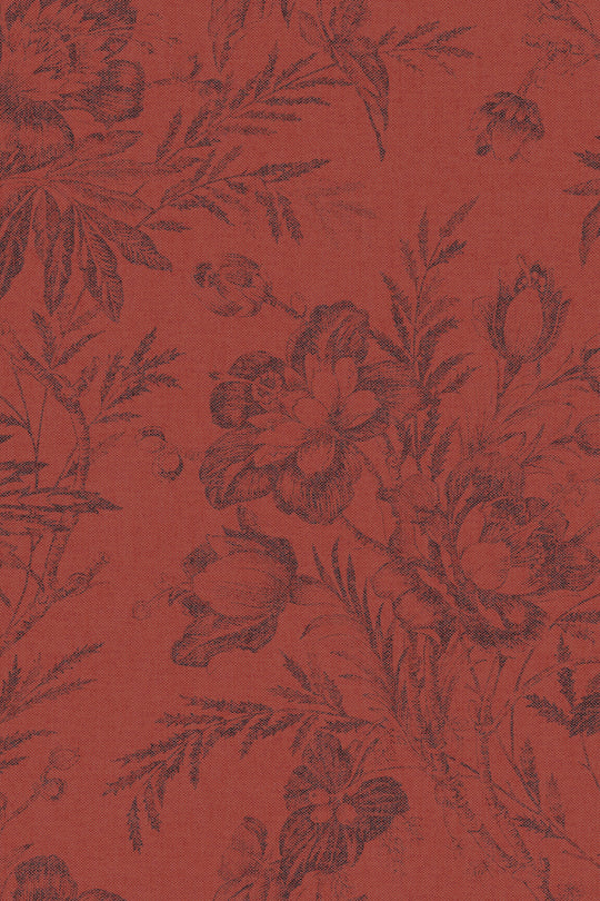 ARTE Indienne Flamant Suite V - Mystic Impressions 59205 afbeelding 1 "Rood"