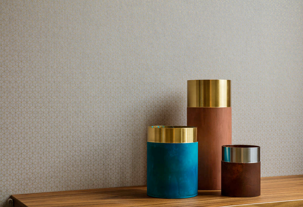 HookedOnWalls Gentle Groove Cubix behang 66523Afbeelding 2